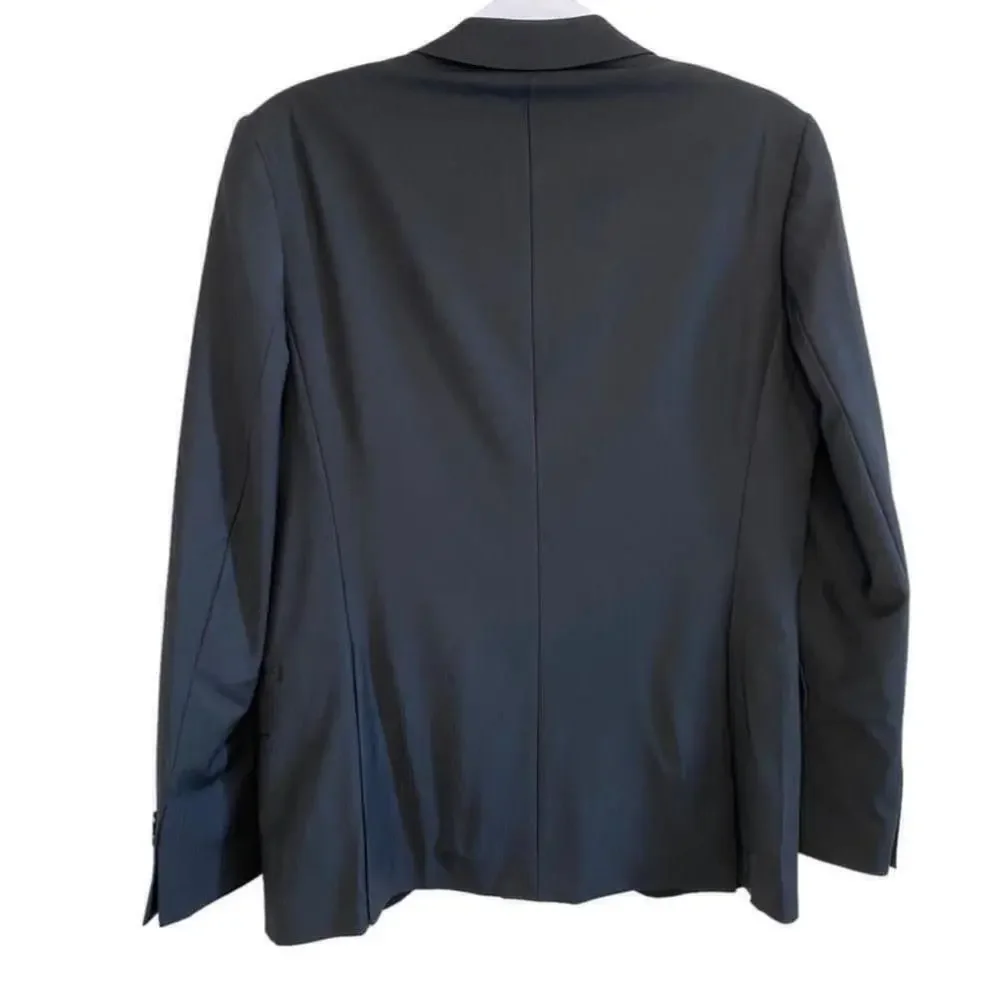 Zara Man - Slim Fit Suit Jacket - Black on Black Pin Stripe - 36 - Turkey
